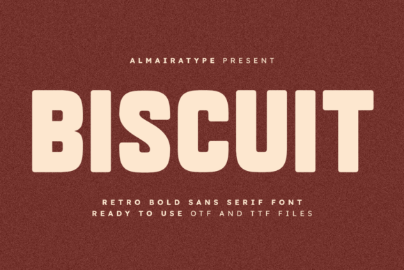Biscuit Font: A Retro Sans Serif for Modern Brands