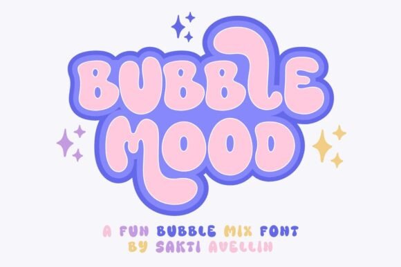 Bubble Mood: A Playful Typeface for Bold Creations
