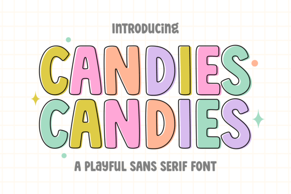 Candies: A Sans Serif Burst of Joy for Your Projects