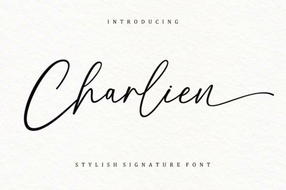 Charlien Signature Script: A Modern Font for Authentic Branding