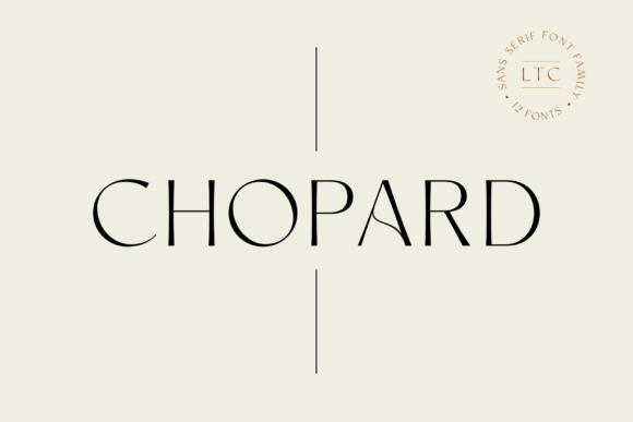Chopard: The Modern Sans Serif for Sophisticated Projects