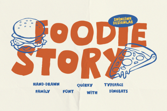 Foodie Story: A Typeface with a Side of Character