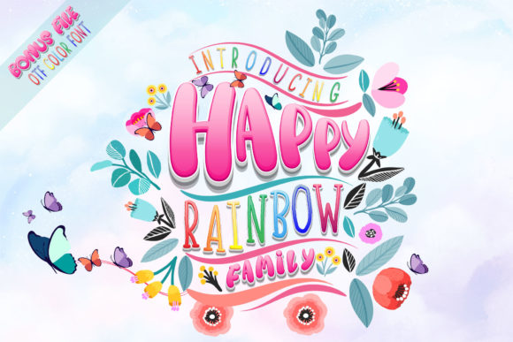 Happy Rainbow Family: A Trio for Playful, Authentic Projects
