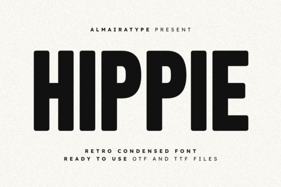 Hippie Font: A Retro Typeface for Modern Brands