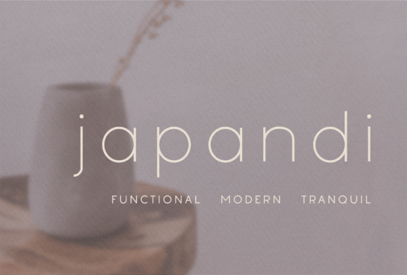 Japandi: The Sans Serif for Modern Calm