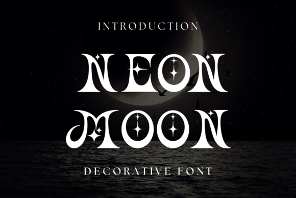 Neon Moon: A Typeface for Whimsical Branding and Cozy Designs