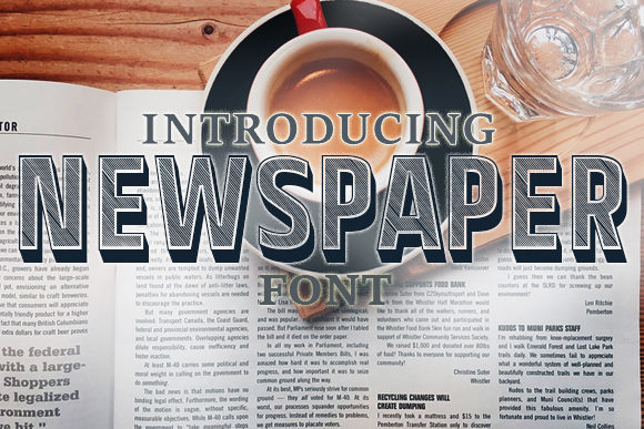 Styling Your Brand with the Newspaper Font
