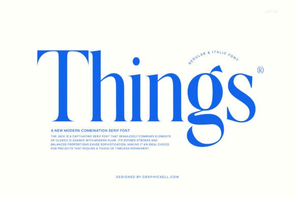 Things Serif Font: Blending Classic Elegance with Modern Clarity