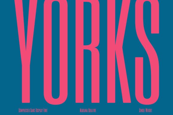 Yorks: Commanding Attention with Condensed Typography